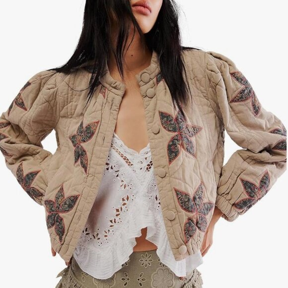 Quilted Patchwork Jacket - Picture 4 of 5